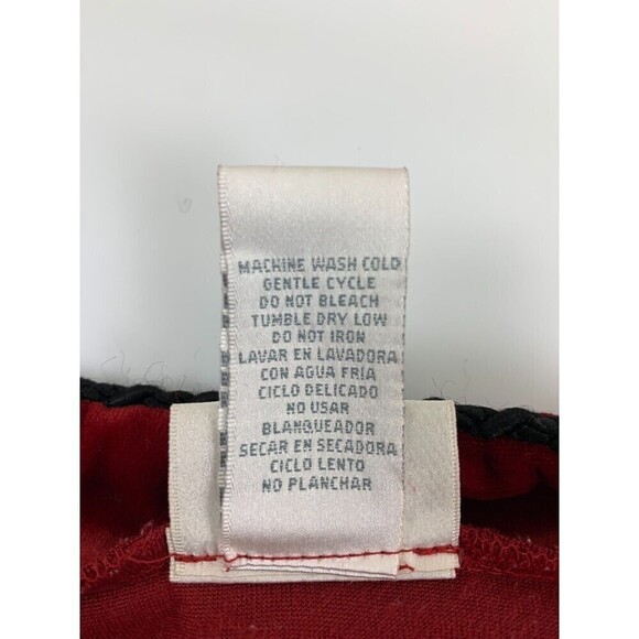 Delicates Red Velour Robe Zip Lounger Long Embroidered Vintage Womens Medium - Picture 11 of 16